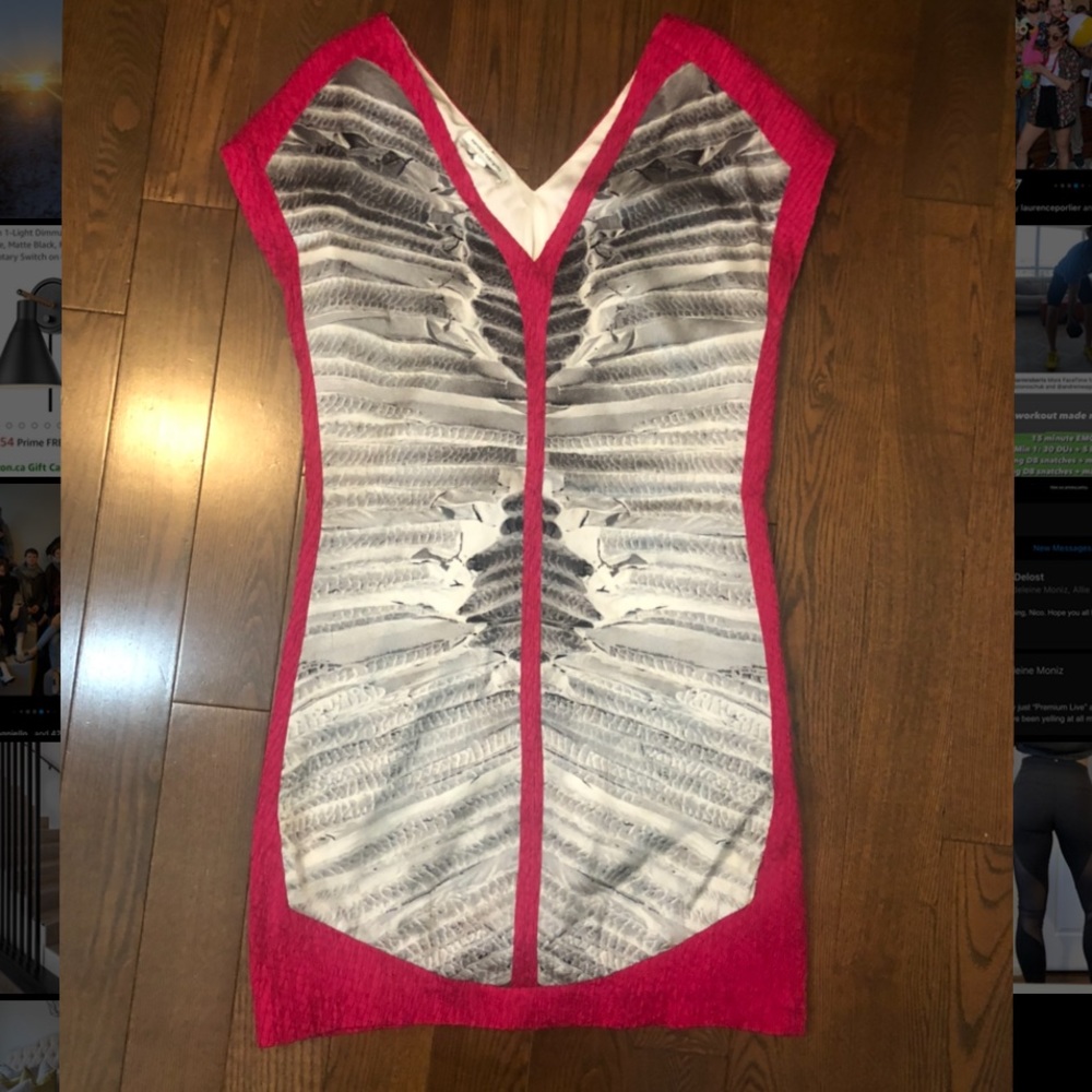 Designer mini dress